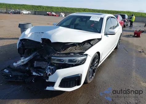 2020 BMW 740I из США, поврежденный, VIN WBA7T2C00LGL17069